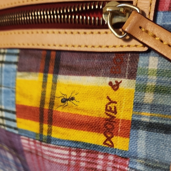 Dooney & Bourke Colorful Plaid Shoulder Bag - Picture 5 of 9